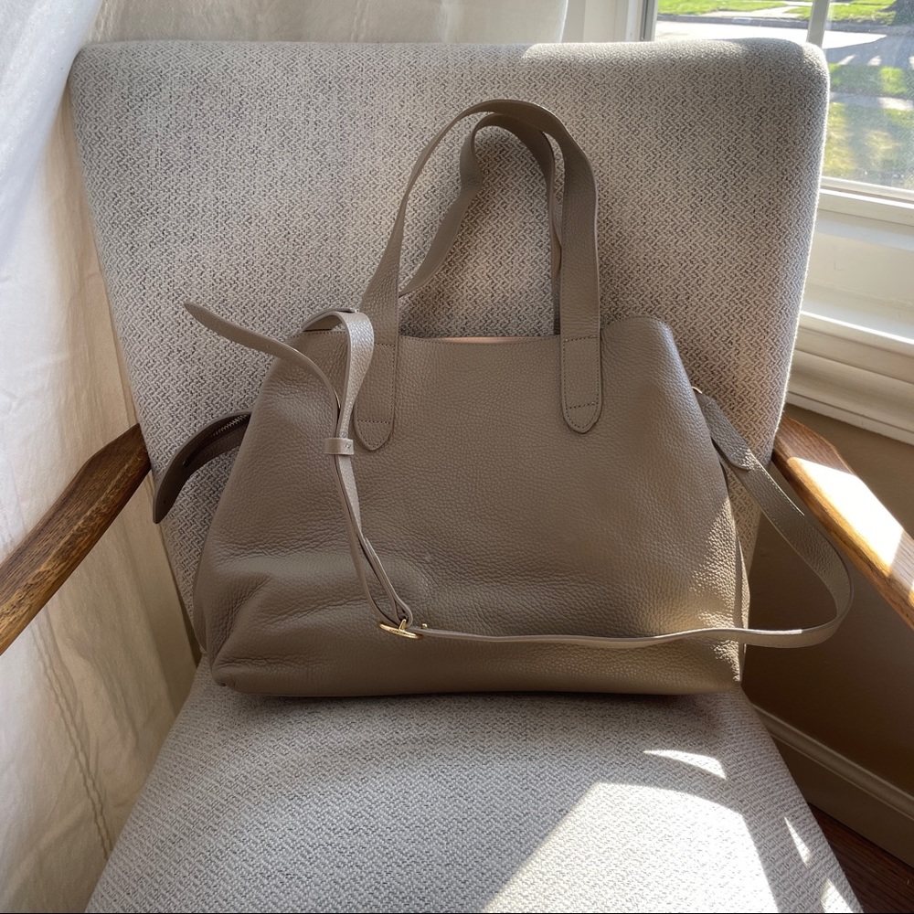 Cuyana Zippered Satchel